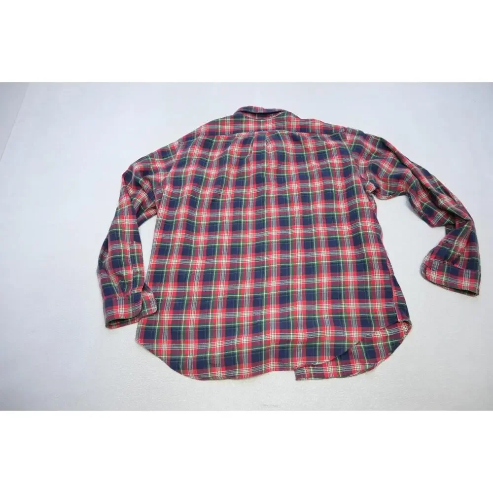 Polo Ralph Lauren Dress‎ Shirt Classic Performance Flannel Plaid Mens Sz 2XL XXL